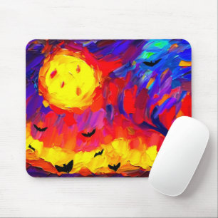 Modern Abstrakt Halloween Natt Musmatta
