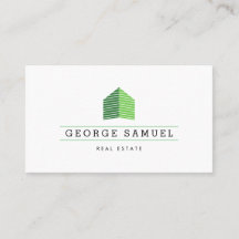 Modern Abstrakt Hem Logo Realtor QR-kod Vit