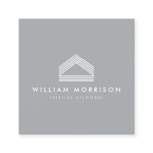 Modern Abstrakt Home Logotyp Grått