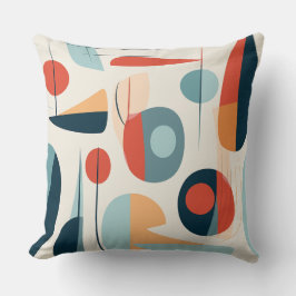 Modern Abstrakt i det feta medelårhundradet Kudde