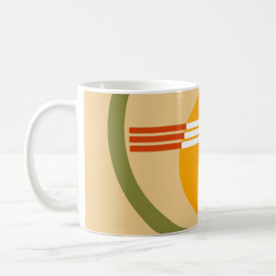 Modern Abstrakt i mitten av århundradet Kaffemugg