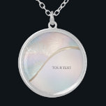 Modern Abstrakt i ökända halsband<br><div class="desc">Vackra moderna Abstrakter - Iridiscent Necklace</div>