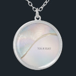 Modern Abstrakt i ökända halsband<br><div class="desc">Vackra moderna Abstrakter - Iridiscent Necklace</div>