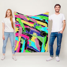 Modern Abstrakt i Rainbow Färg