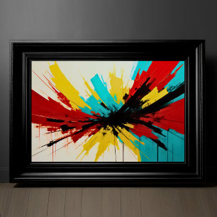 Modern Abstrakt Impressionism - minimalism 3:2 Poster
