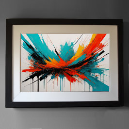Modern Abstrakt Impressionism - minimalism 3:2 Poster