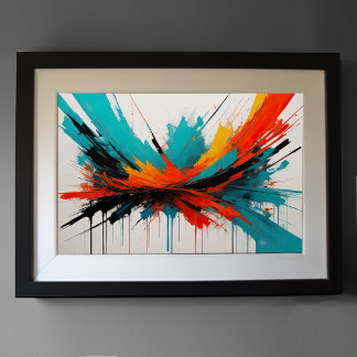 Modern Abstrakt Impressionism - minimalism 3:2 Poster