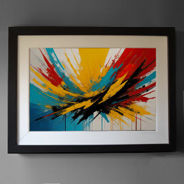 Modern Abstrakt Impressionism - minimalism 3:2 Poster