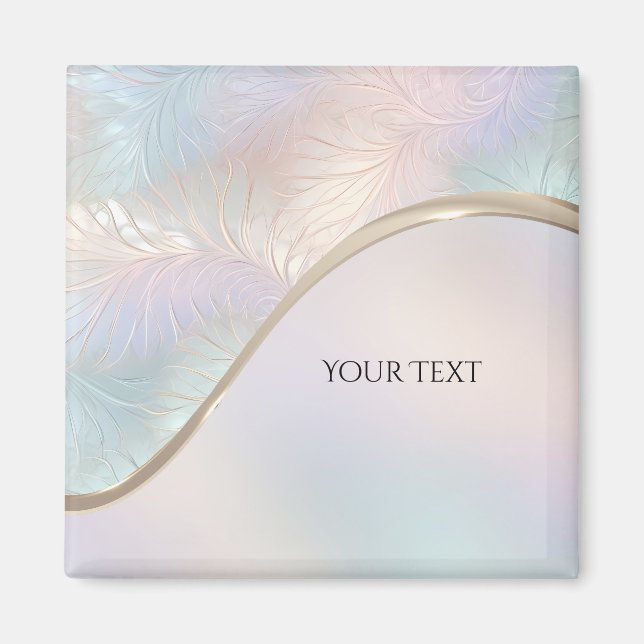 Modern Abstrakt Iridescent Magnet (Framsidan)