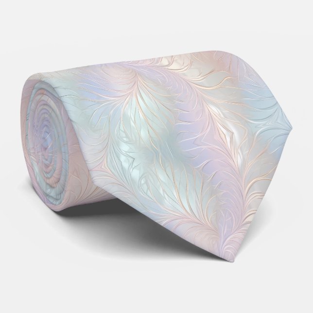 Modern Abstrakt Iridescent Neck Tie Slips (Rullad)