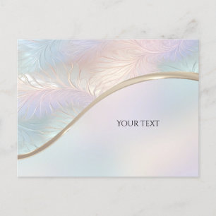 Modern Abstrakt Iridescent Vykort