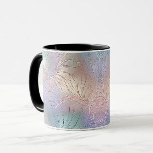 Modern abstrakt iriserande kaffemugge mugg
