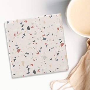Modern abstrakt italiensk terrazzo sömlöst mönster stenunderlägg