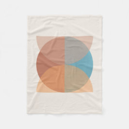 Modern Abstrakt Jordens tonåringar Geometric Water Fleecefilt