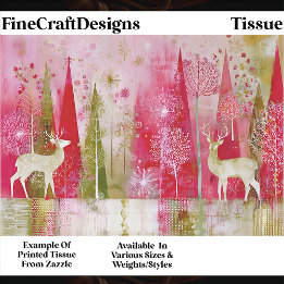 Modern Abstrakt Julig Landskap EP5 Decoupage