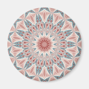 Modern Abstrakt Kaleidoscope Mandala Fractal Art Magnet