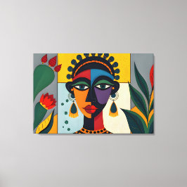 Modern Abstrakt Karibiska konst Canvastryck