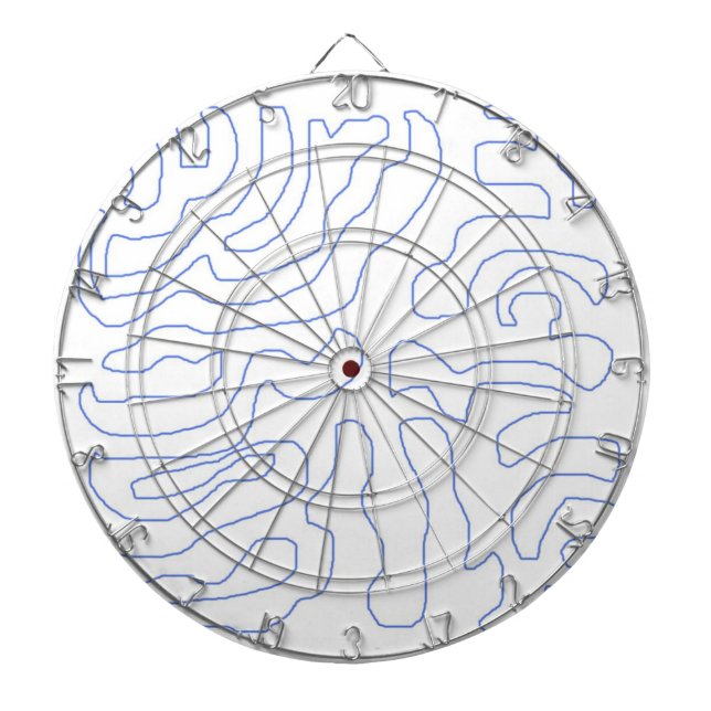 modern abstrakt konst darttavla (Framsidan)