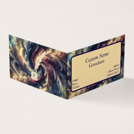 Modern Abstrakt konst för konsult Visitkort