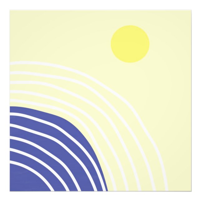 modern abstrakt konst fototryck (Framsidan)