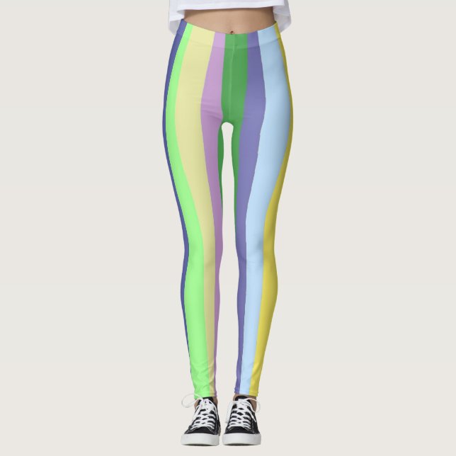 modern abstrakt konst leggings (Framsida)