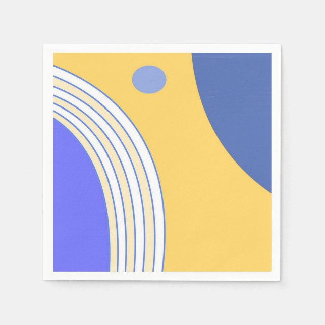 modern abstrakt konst pappersservett (Framsidan)