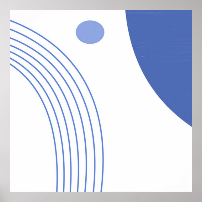 modern abstrakt konst poster (Framsidan)