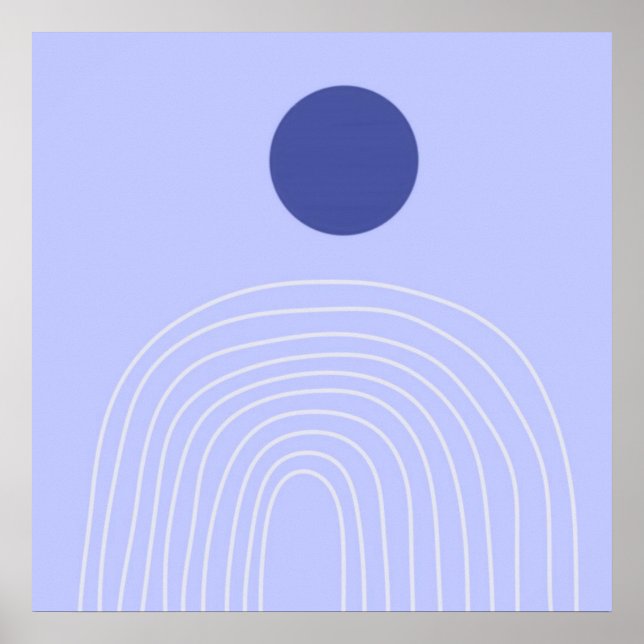 modern abstrakt konst poster (Framsidan)