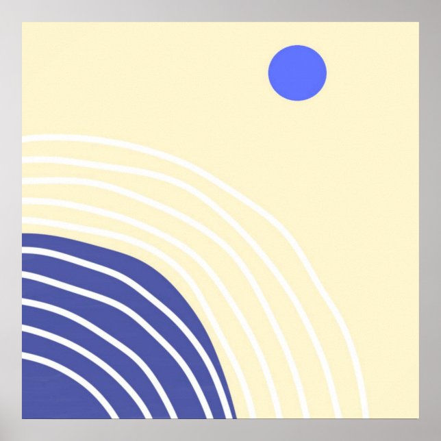 modern abstrakt konst poster (Framsidan)