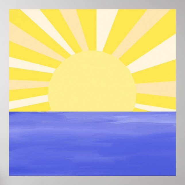 modern abstrakt konst poster (Framsidan)