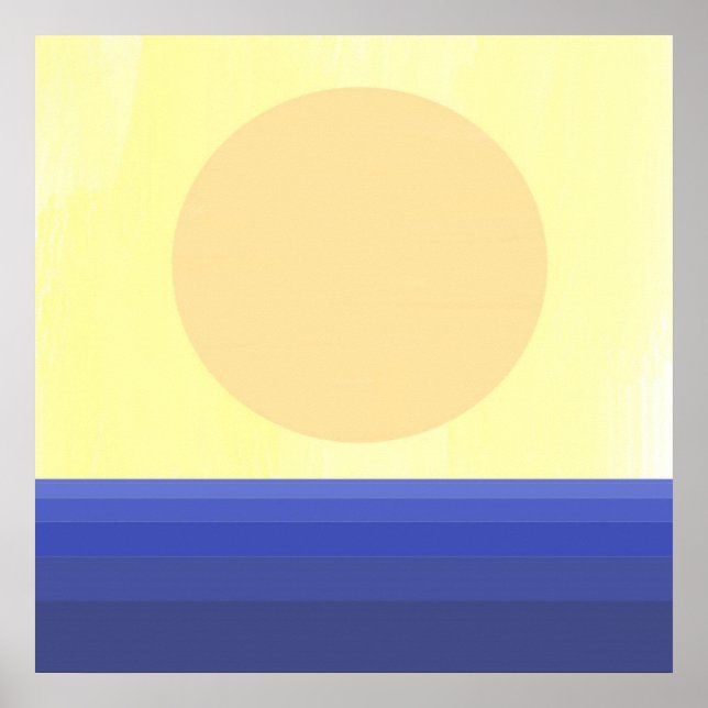 modern abstrakt konst poster (Framsidan)