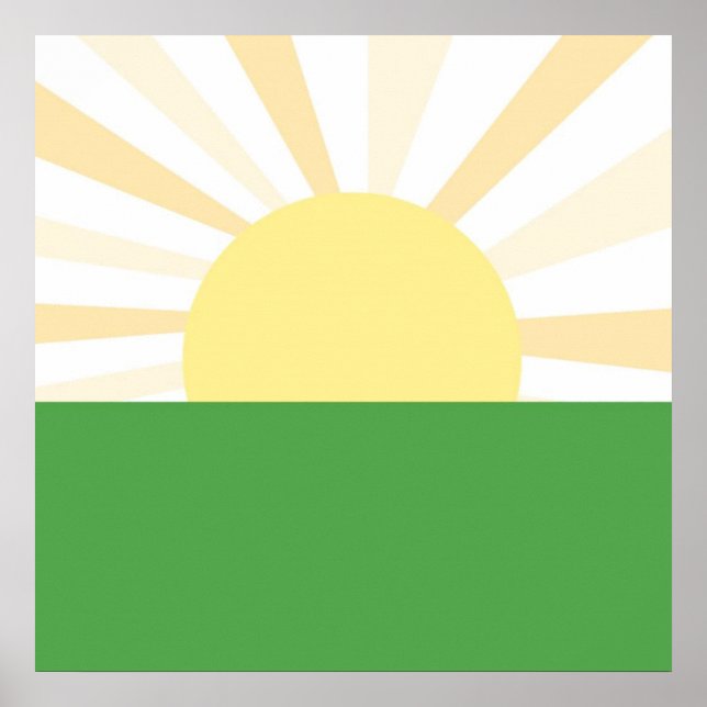 modern abstrakt konst poster (Framsidan)