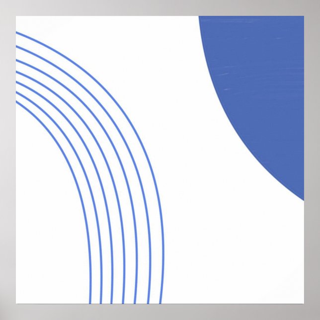 modern abstrakt konst poster (Framsidan)