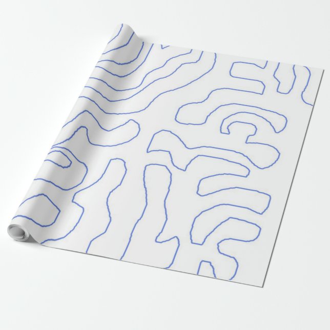 modern abstrakt konst presentpapper (Utrullad)