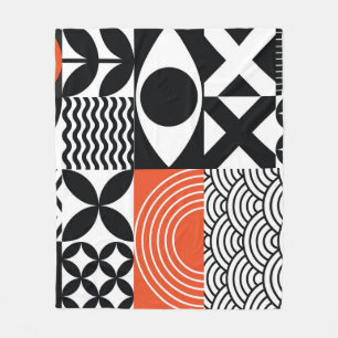 Modern Abstrakt: Konstgjord designarbetsyta. Fleecefilt