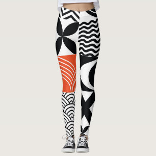 Modern Abstrakt: Konstgjord designarbetsyta. Leggings