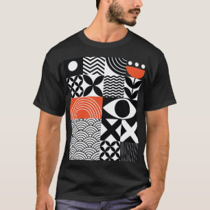 Modern Abstrakt: Konstgjord designarbetsyta. T Shirt