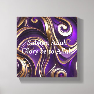 Modern Abstrakt Lila Canvas Wall Art