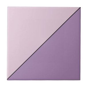 Modern Abstrakt Lila Geometric Triangle Kakelplatta