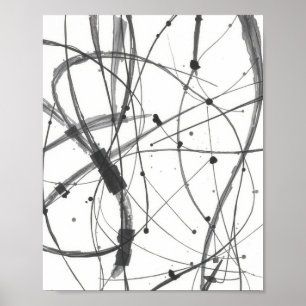 Modern Abstrakt Linje Konst Väggutskrifter Poster