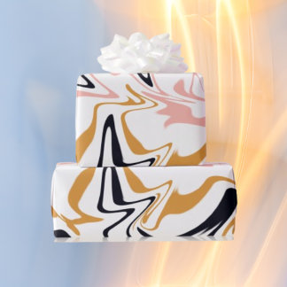 Modern abstrakt linjer Gift Presentpapper
