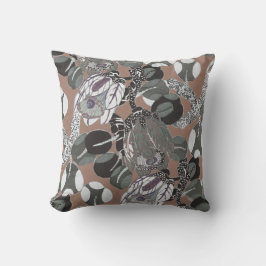 Modern abstrakt löv mönster kudde