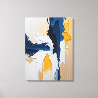 Modern Abstrakt Målning Canvastryck