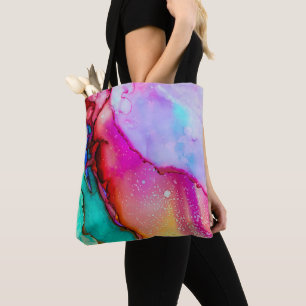 Modern Abstrakt Marble look Watercolor Tygkasse