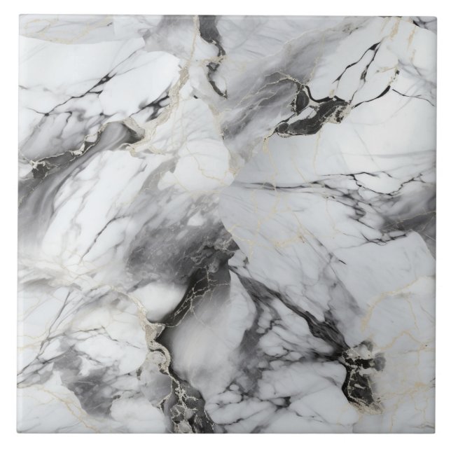 Modern Abstrakt Marble Luxe Kakelplatta (Framsidan)