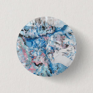 Modern Abstrakt Marble Rosa Blue Lila Knapp