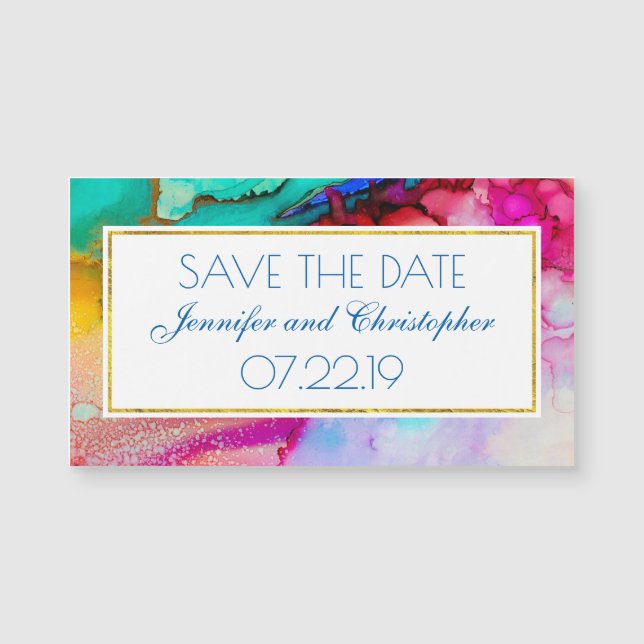 Modern Abstrakt Marble Watercolor Design (Framsida)