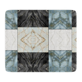 Modern Abstrakt Marmor Agat Geometrisk Block