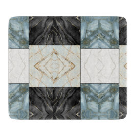 Modern Abstrakt Marmor Agat Geometriskt Block