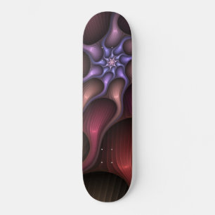 Modern Abstrakt med magisk tillväxt, färgstreck Mini Skateboard Bräda 18,5 Cm